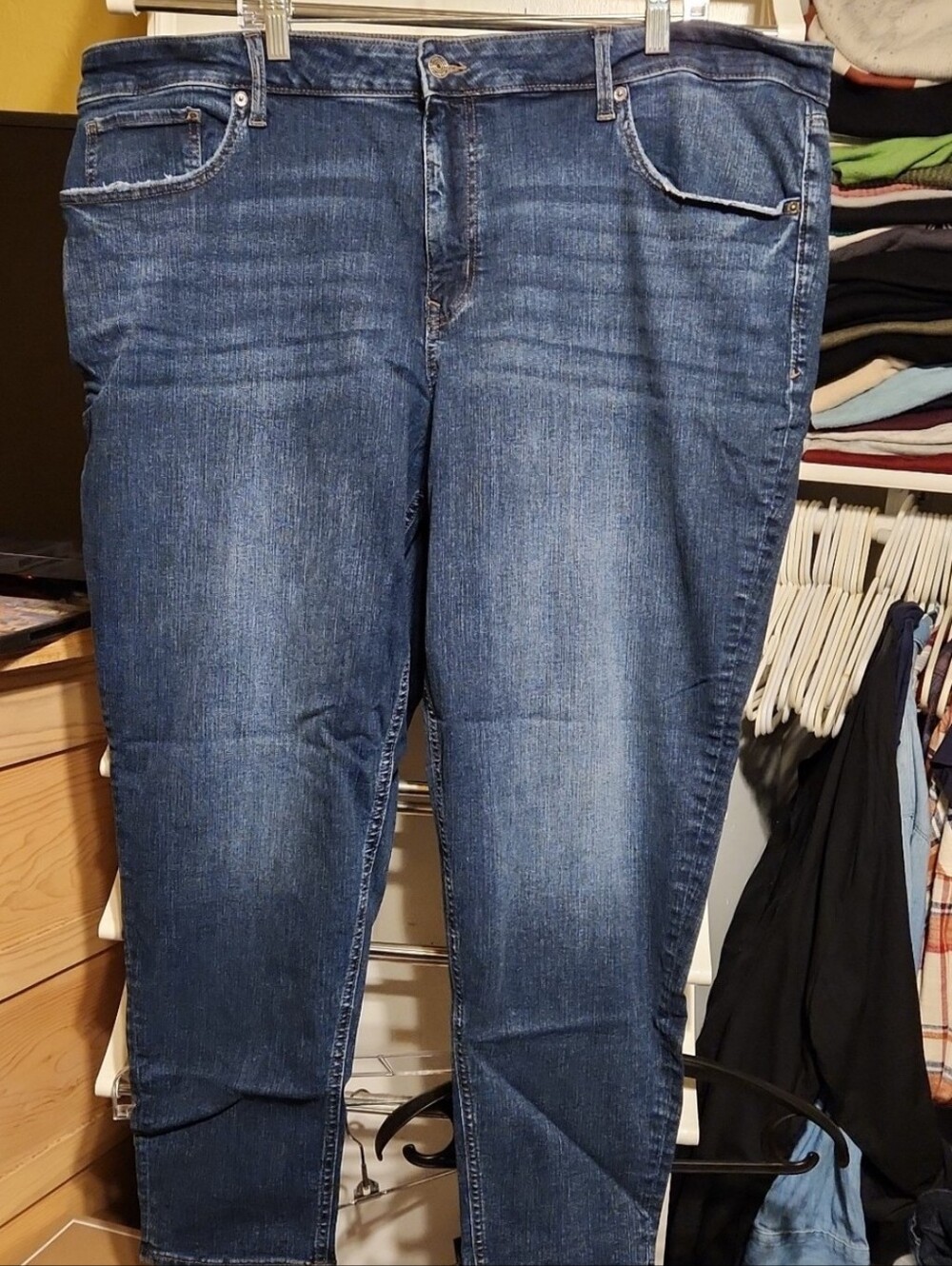 EUC M Jeans by Maurices 90s Taper High Rise Regular Fit Plus Sz 24W